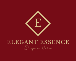 Gold Elegant Jewelry logo design