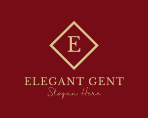 Gold Elegant Jewelry logo design