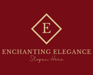 Gold Elegant Jewelry logo design