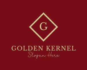 Gold Elegant Jewelry logo design