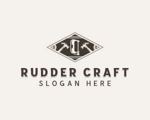 Woodworking Handyman Tools logo design