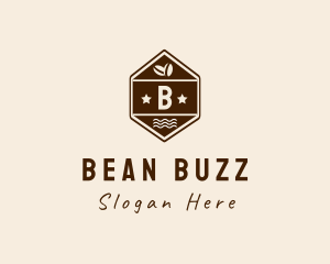 Hexagon Coffee Bean logo