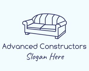 Monoline Sofa Furniture logo design