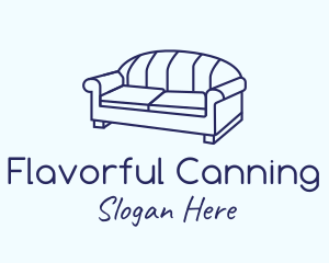 Monoline Sofa Furniture logo design