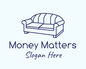 Monoline Sofa Furniture logo design