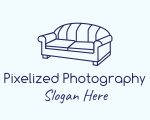 Monoline Sofa Furniture logo design