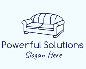 Monoline Sofa Furniture logo design