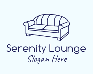 Monoline Sofa Furniture logo design