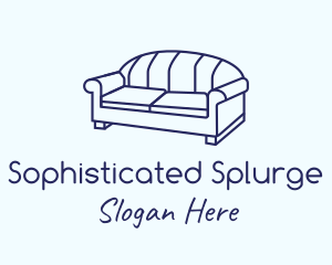 Monoline Sofa Furniture logo design