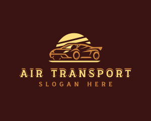 Race Car Transportation logo design