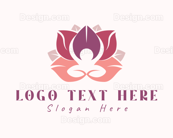 Wellness Lotus Flower Logo