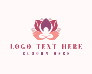 Wellness Lotus Flower logo