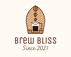 Brewed Coffee Bean logo