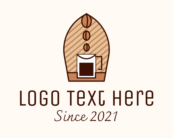 Brewed Coffee Bean logo