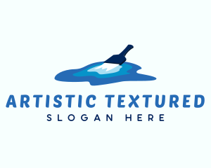  Paint Brush Artist logo design