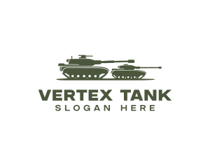 Tank Vehicle Military logo