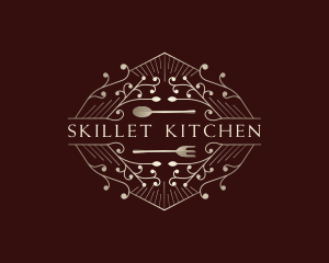 Eatery Spoon Fork Restaurant logo design