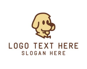 Cute Puppy Veterinarian logo