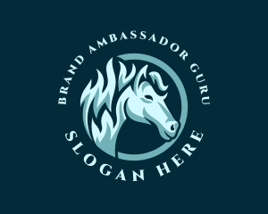 Wild Horse Mustang logo design