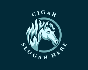 Wild Horse Mustang logo design