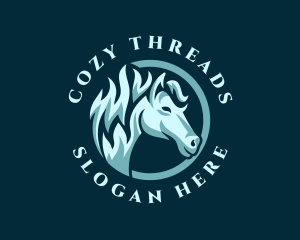 Wild Horse Mustang logo design