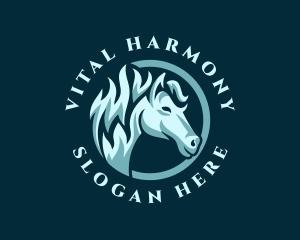 Wild Horse Mustang logo design