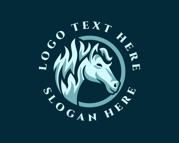 Pony logo example 2