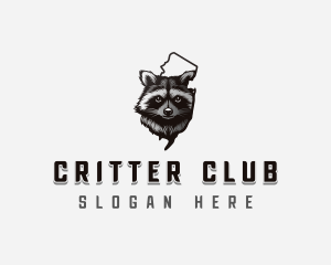 Wildlife Raccoon Critter logo design