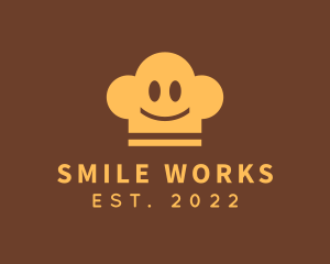 Smile Chef Hat Restaurant logo design