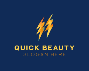 Gradient Lightning Thunder logo