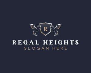 Pegasus Shield Boutique logo design