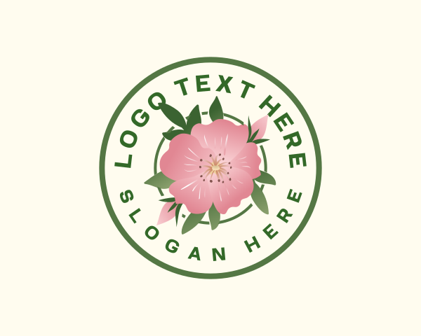 Wild Rose logo example 3