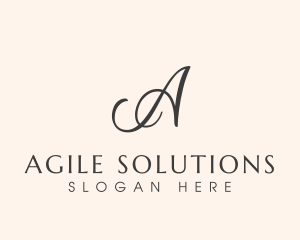 Stylish Luxurious Spa logo design