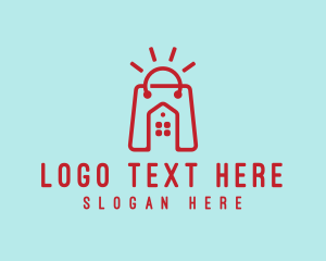 Mall Shopping Bag Logo