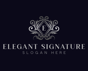 Elegant Boutique Floral logo design