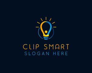 Incandescent Light Bulb  logo design