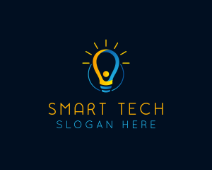 Incandescent Light Bulb  logo design