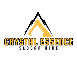 Mountain Construction Business logo design