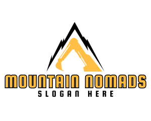 Mountain Construction Business logo design