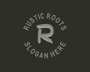 Rustic Mural Painting logo design