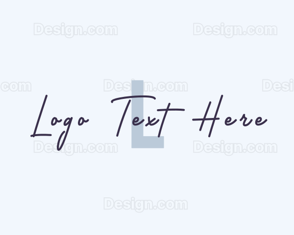 Feminine Elegant Brand Logo