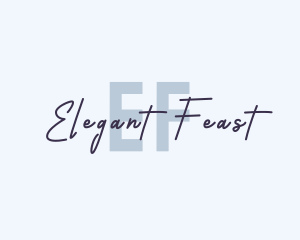 Feminine Elegant Brand logo design