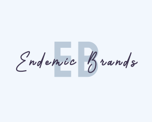 Feminine Elegant Brand logo design