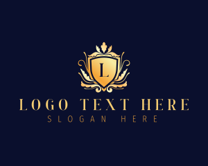 Luxury Floral Crest logo