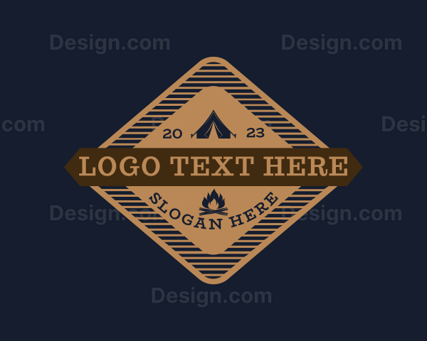 Outdoor Camping Adventure Logo