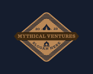 Outdoor Camping Adventure Logo