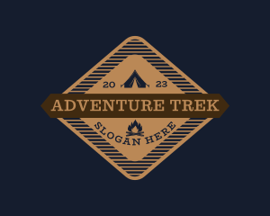 Outdoor Camping Adventure logo design