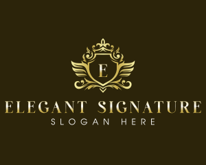 Luxury Crest Crown logo design