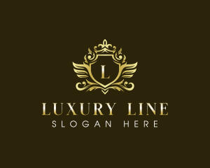 Luxury Crest Crown logo design