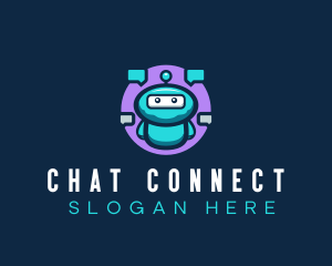 Cute Robot Messaging logo